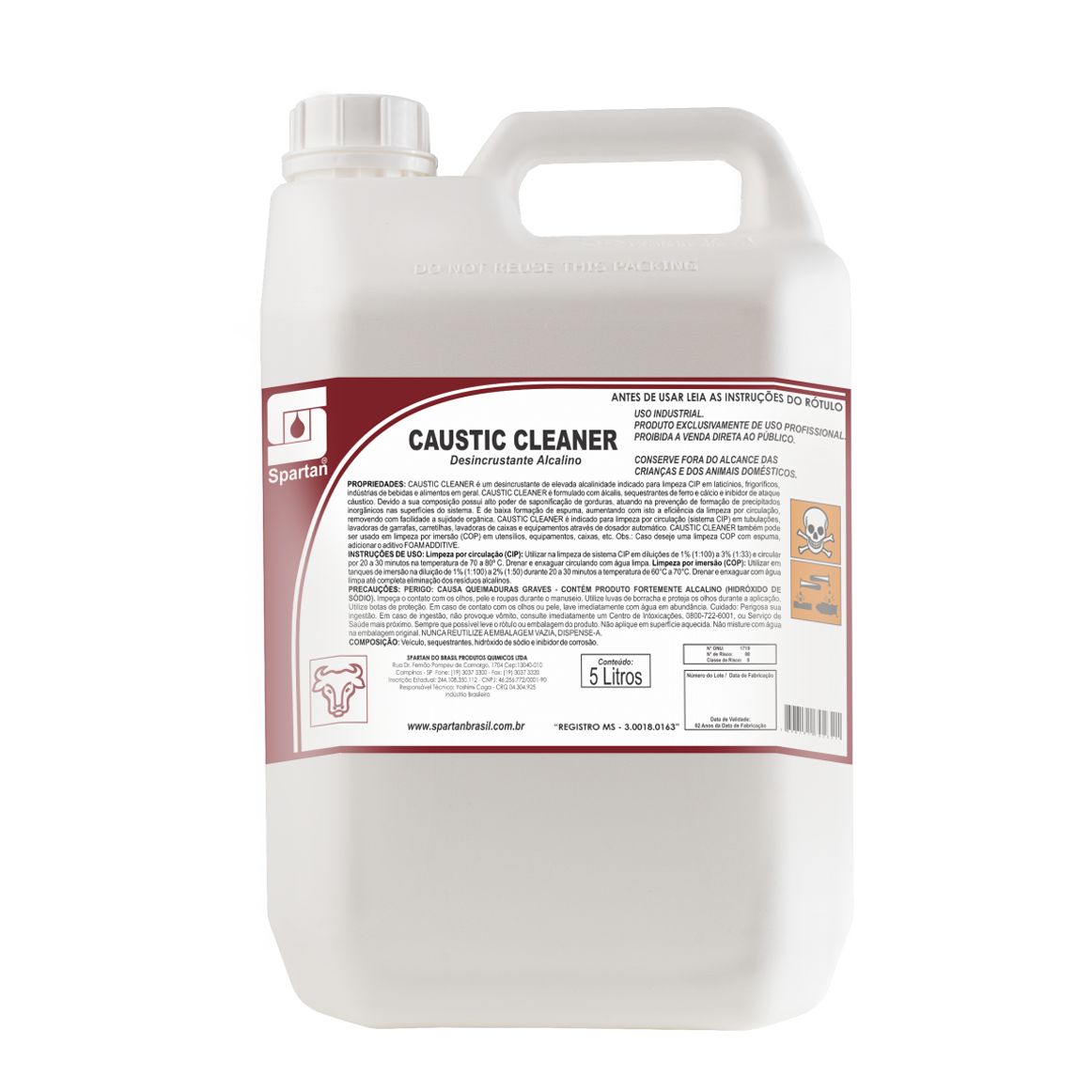 CAUSTIC CLEANER - 5 LT