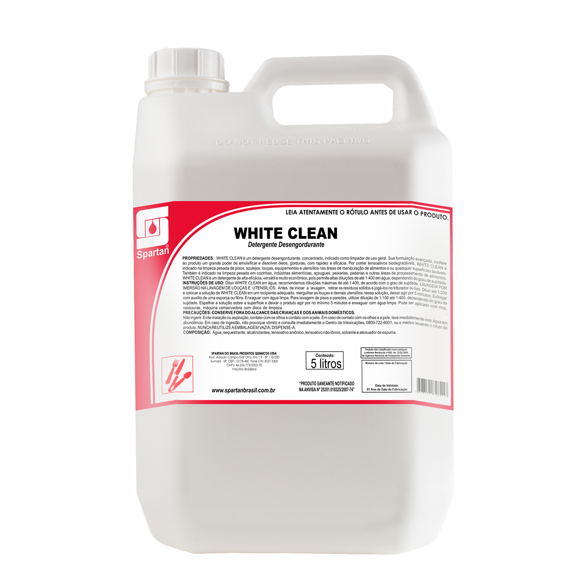 WHITE CLEAN - 5 LT